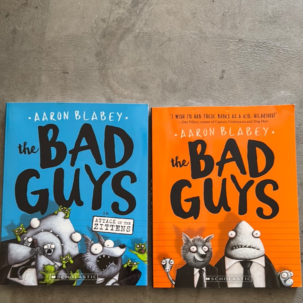 Scholastic 'The Bad Guys' Book Set - Blue and Orange Covers